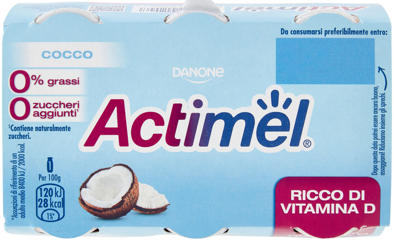 Probiotico da bere zero grassi al cocco 6 pz da 100 gr - Immagine 81