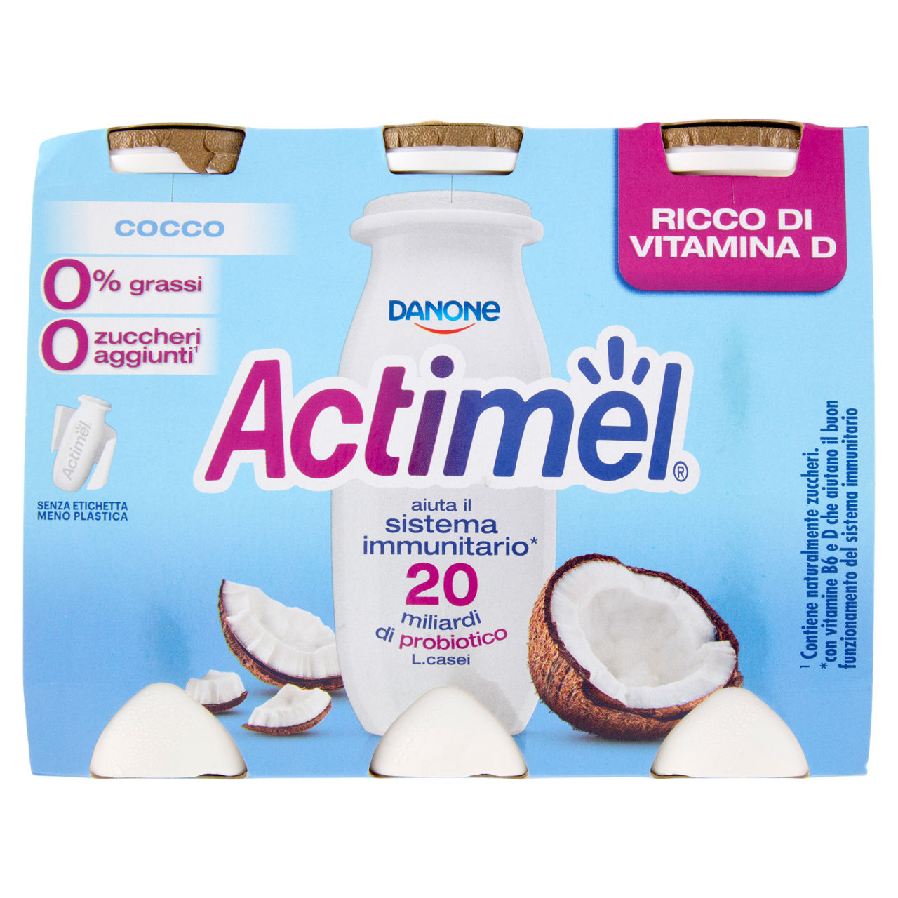 Probiotico da bere zero grassi al cocco 6 pz da 100 gr - Immagine 11