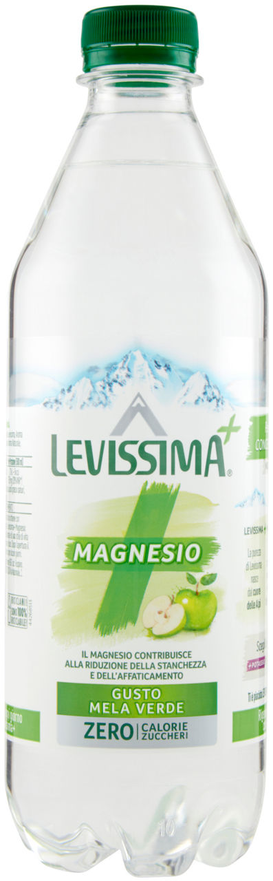 Bevanda zero pro active con magnesio gusto mela levissima+ pet ml 500