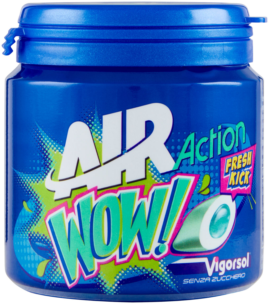 Chewing gum air action vigorsol wow bottle x8 g92