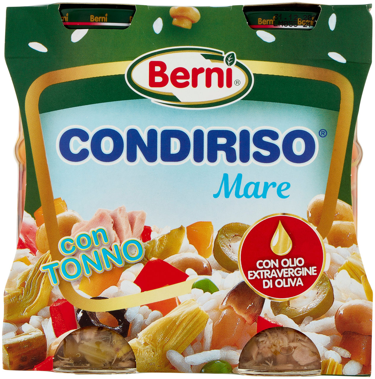 CONDIRISO BERNI MARE/TONNO CON OLIO EXTRAVERGINE DI OLIVA CLUSTER G300X2 - 2