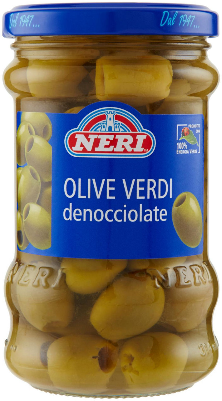 Olive verdi denocciolate neri g310sgocc.g135