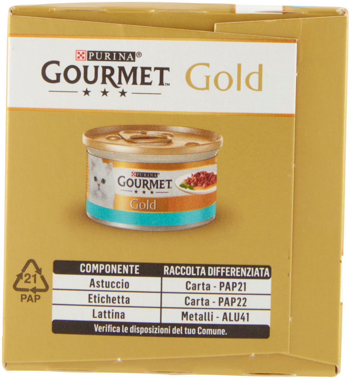 UMIDO GATTO GOURMET GOLD 4XG85 - DELIZIE IN SALSA SAL/TON - Immagine 11