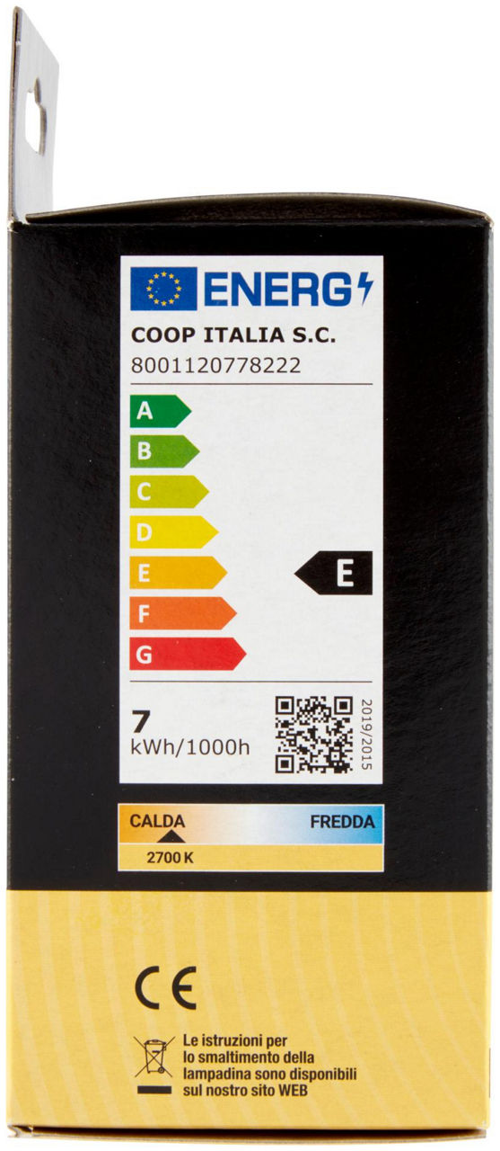 LED FIL GOCCIA COOP 60W E27 806LM 2700K - Immagine 11