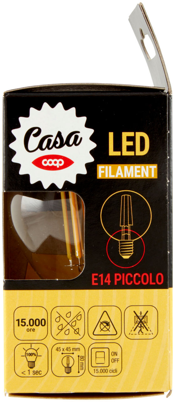 LED IN SFERA COOP 40W E14 470LM 2700K - Immagine 31