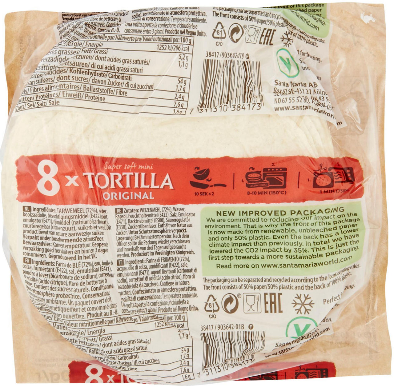 MINI TORTILLAS MORBIDE PZ 8 G 200 - Immagine 21