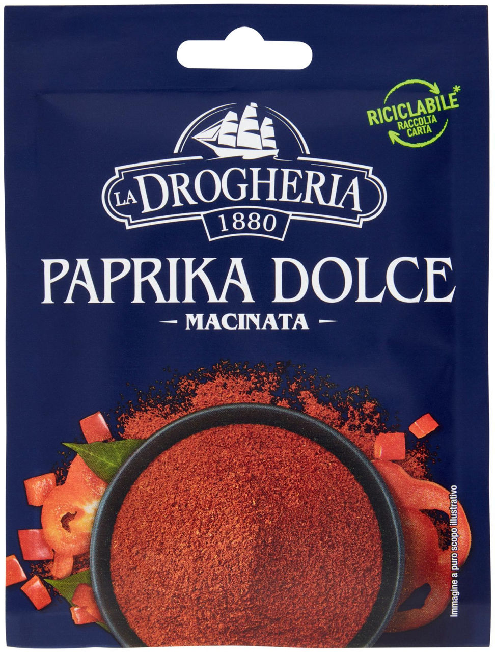 PAPRIKA DOLCE MACINATA LA DROGHERIA 1880 G20 - Immagine 01