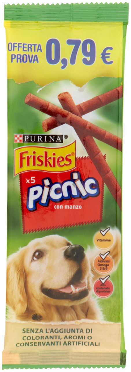 Picnic friskies manzo busta pz.5 g 42