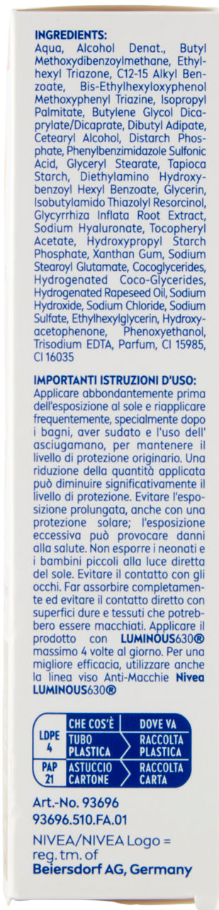 CREMA SOLARE VISO SPF 50+ ML 40 - Immagine 31