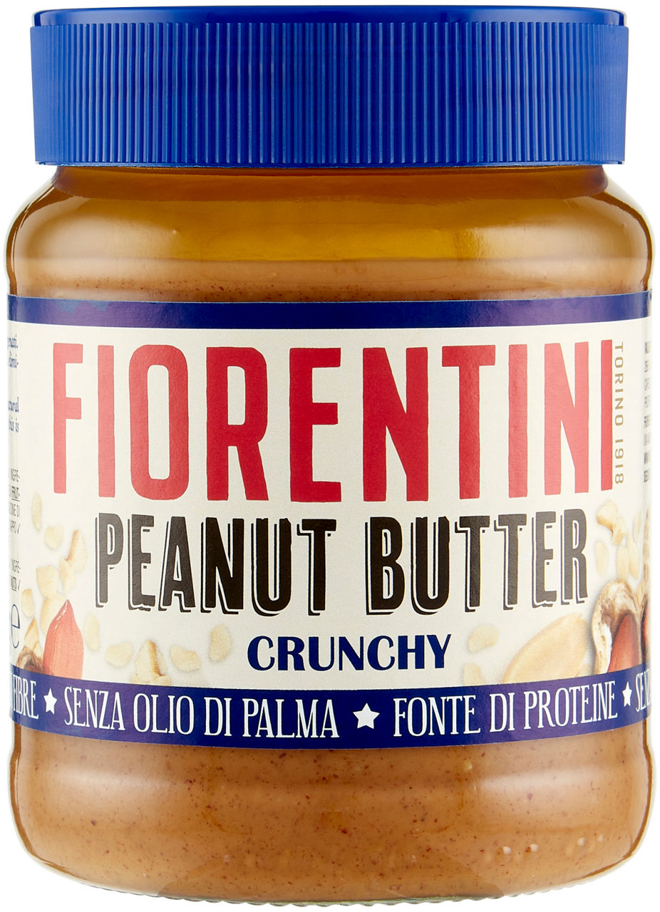 Crema arachidi peanutbut. crunchy senza olio palma fiorentini g350