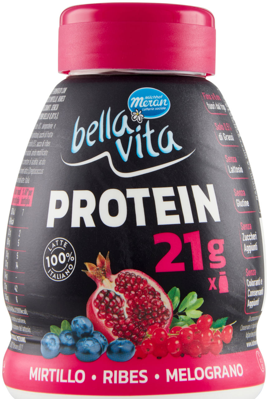 Yogurt mirtillo ribes bella vita protein 21g g235