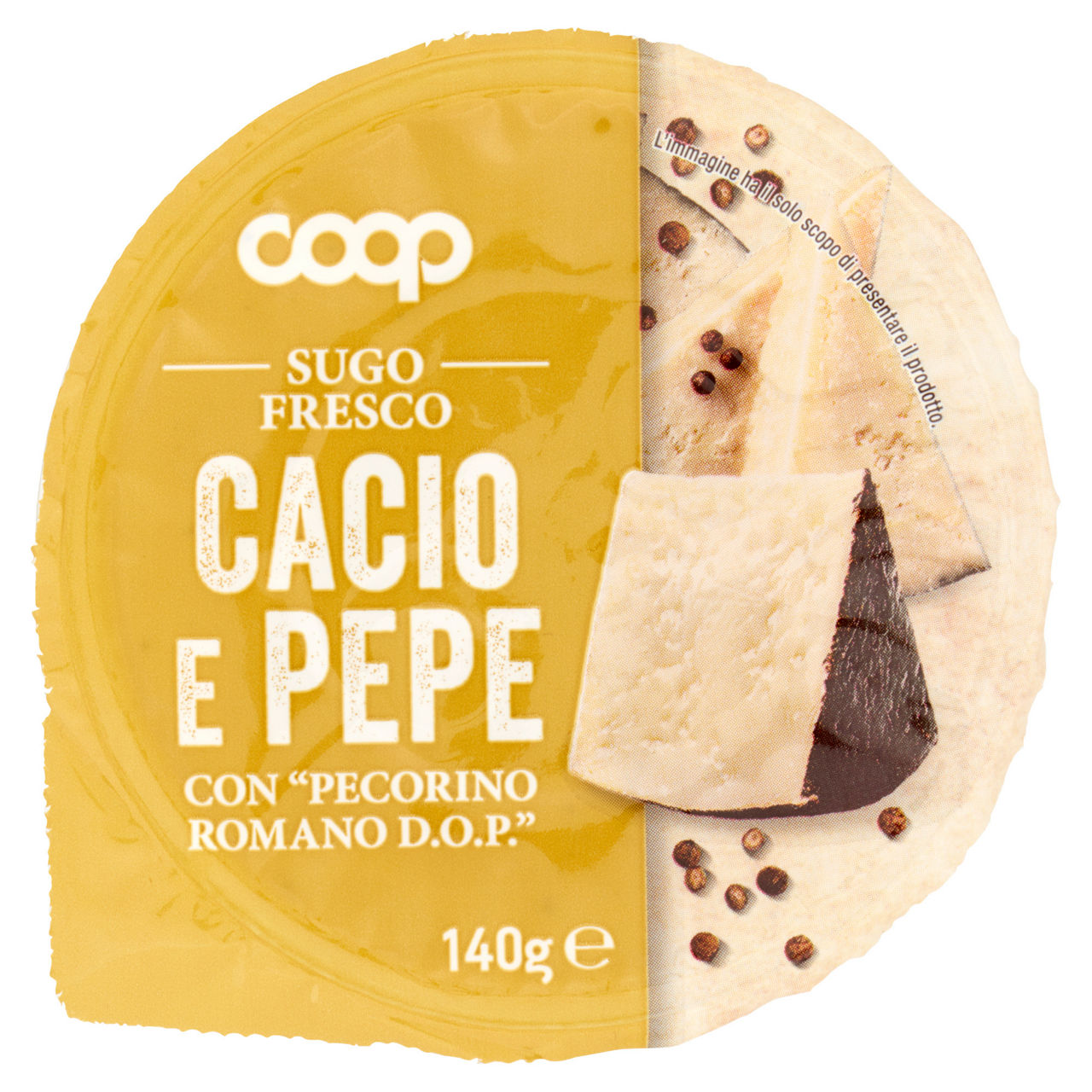 Sugo fresco cacio e pepe 140 gr