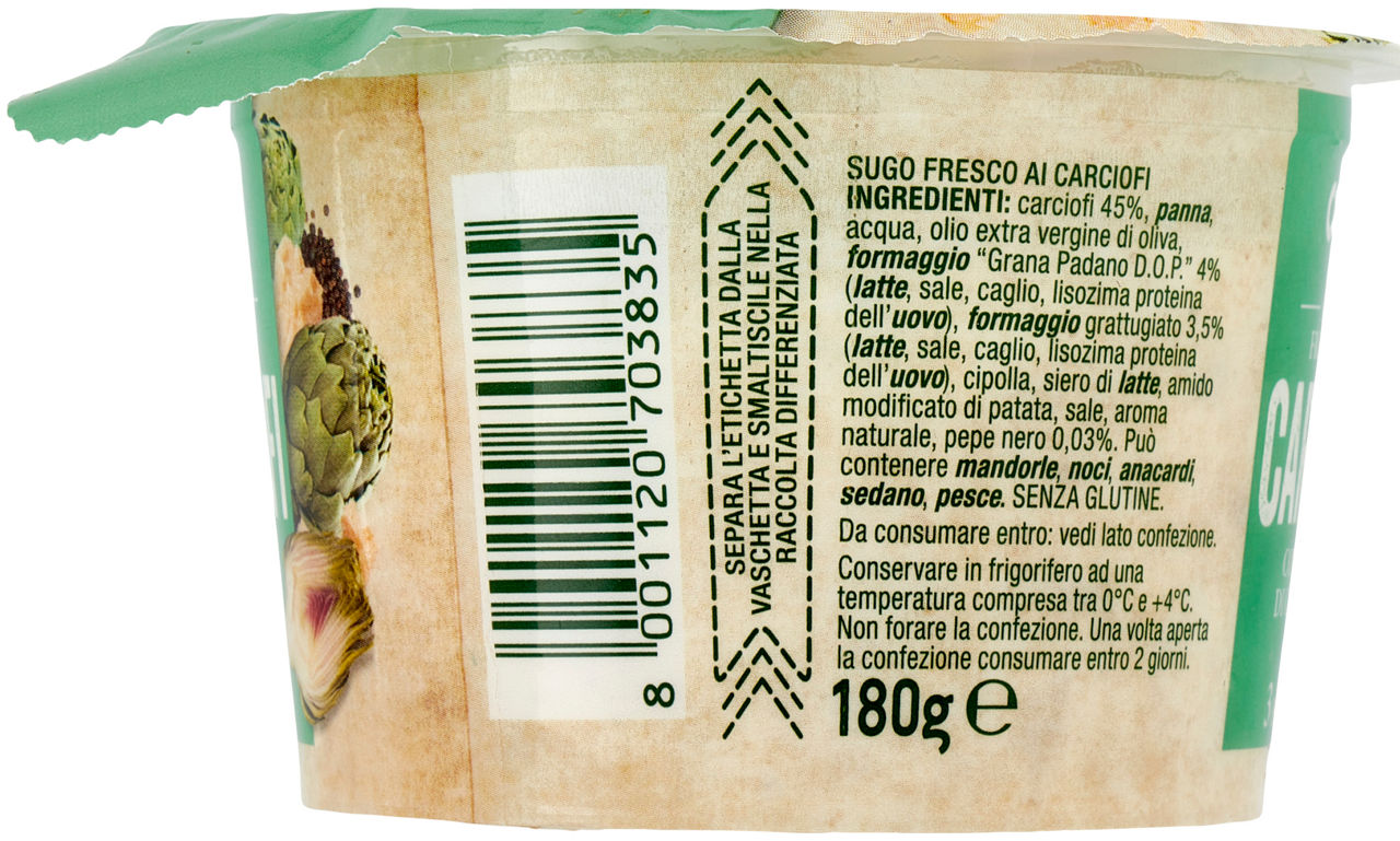 Sugo fresco ai carciofi 180 gr - Immagine 51