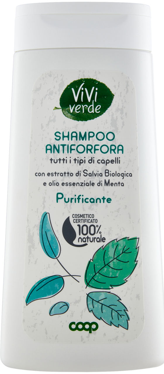 Shampoo antiforfora purificante vivi verde coop ml 250