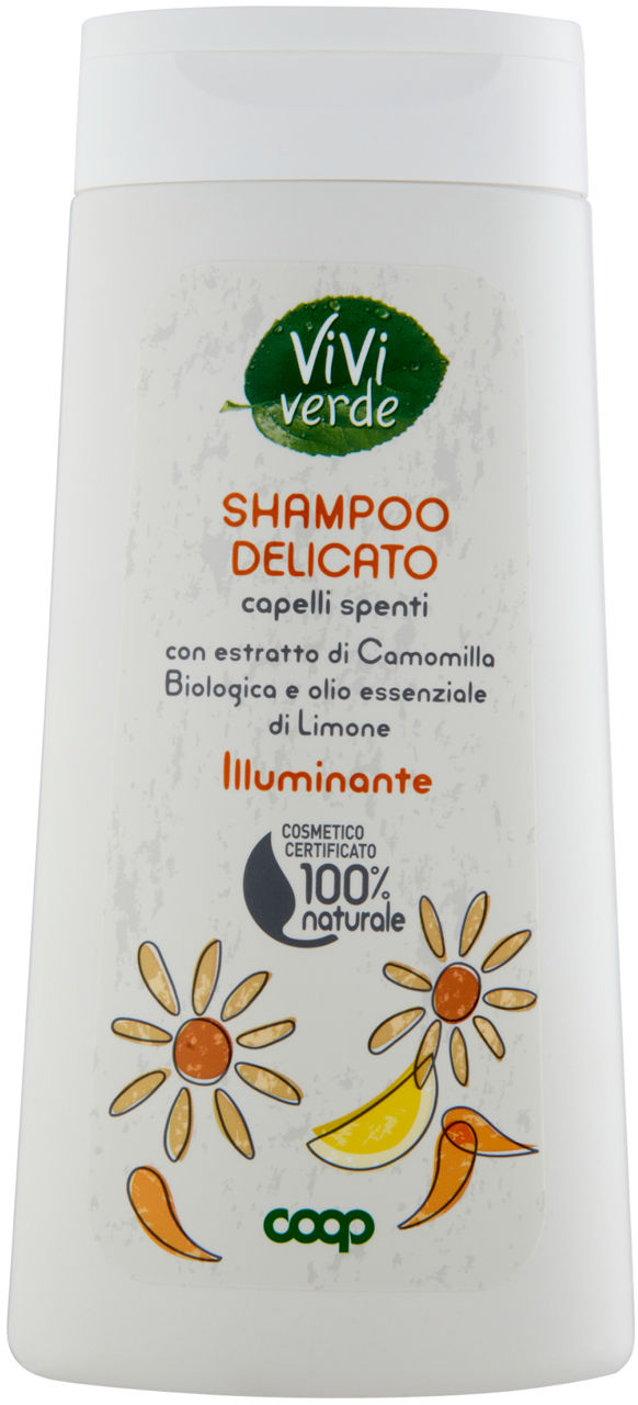 Shampoo delicato illuminante vivi verde coop ml 250