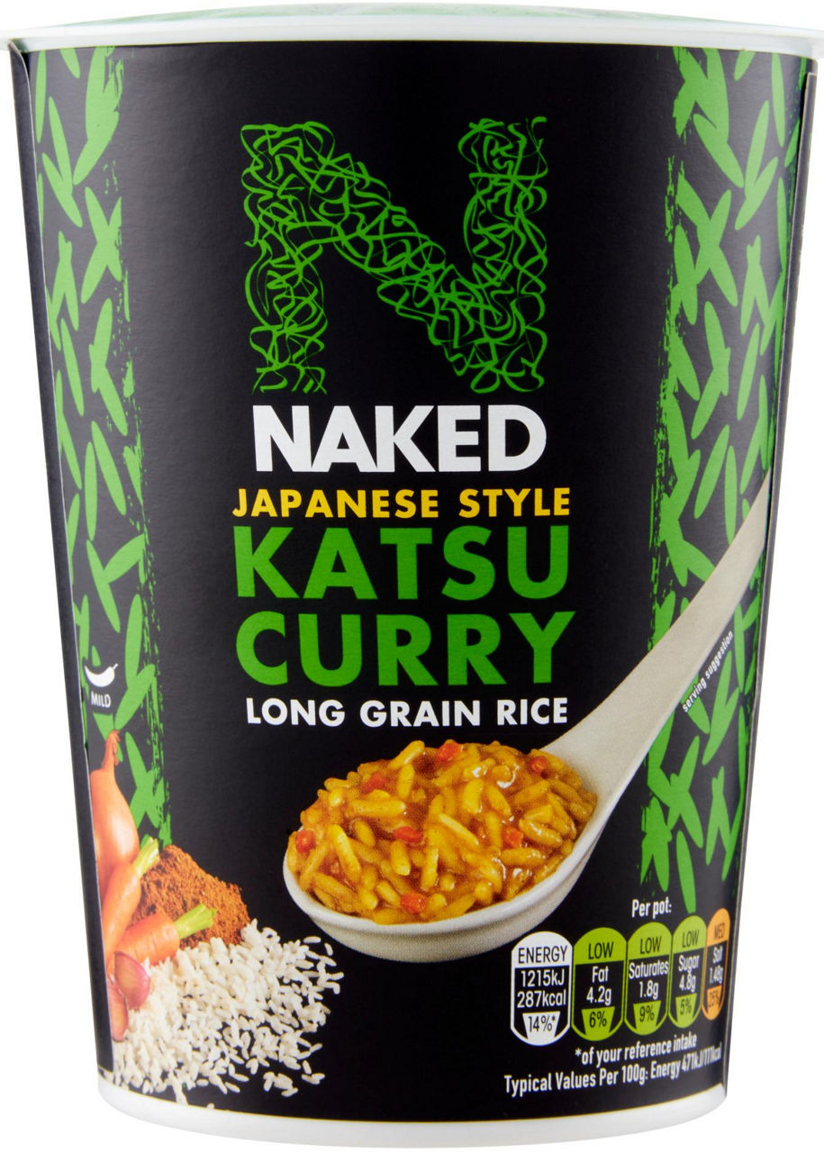 Rice japanese style katsu curry naked g78