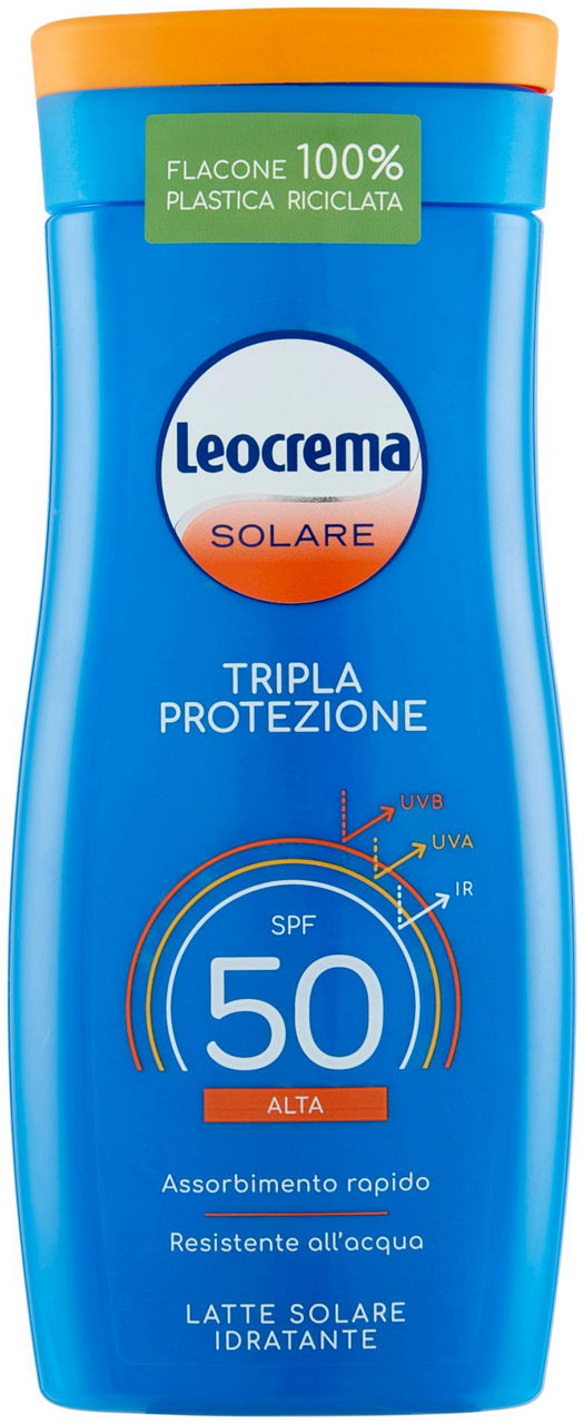 Latte solare leocrema tripla protezione spf 50 ml 200