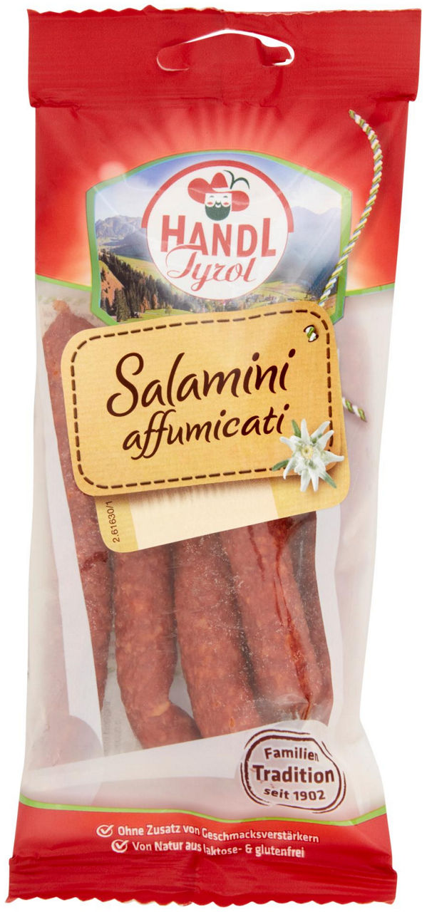 SALAMINI TIROLESI  AFFUMICATI HANDL TYROL 6 PZ  100G - Immagine 01