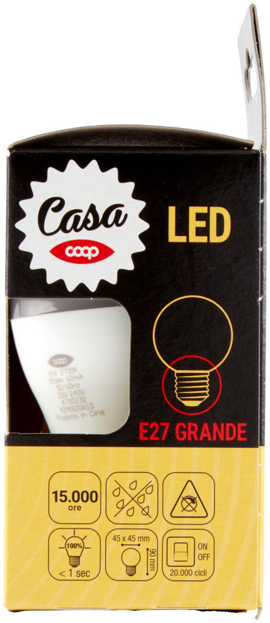 LED SFERA COOP 60W E27 806LM 2700K - Immagine 31