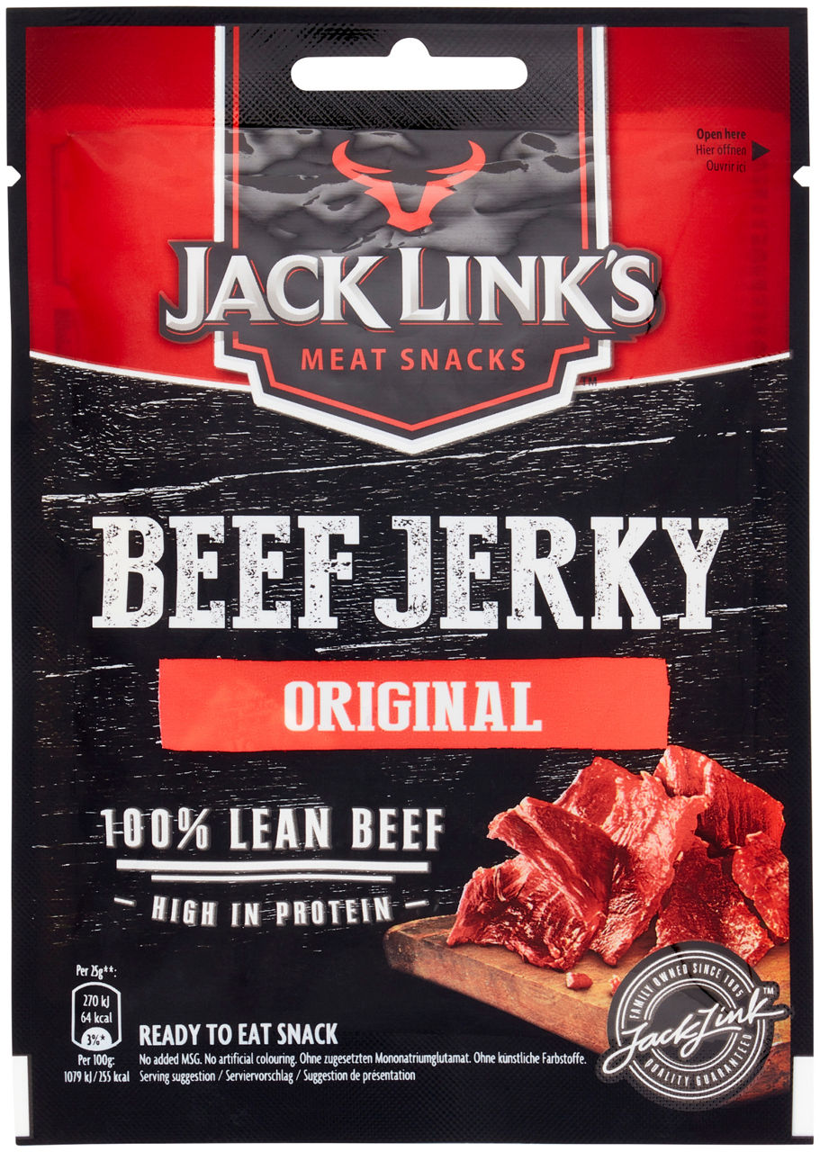 Beef jerky jack original 25gr links