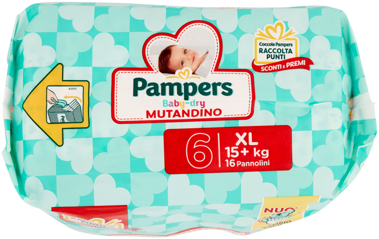 MUTANDINO PAMPERS BABY DRY XL PZ.16 - 4