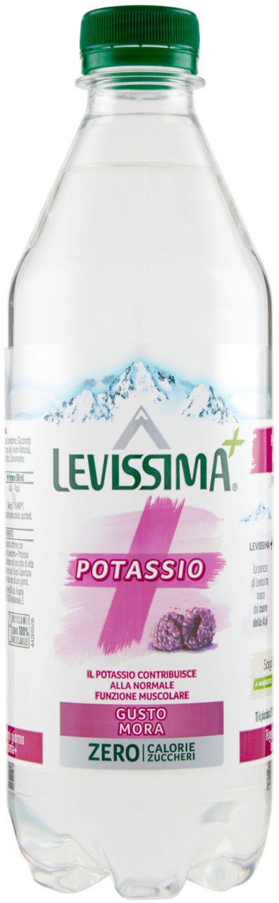 Bevanda zero pro power con potassio gusto mora levissima+ pet ml 500
