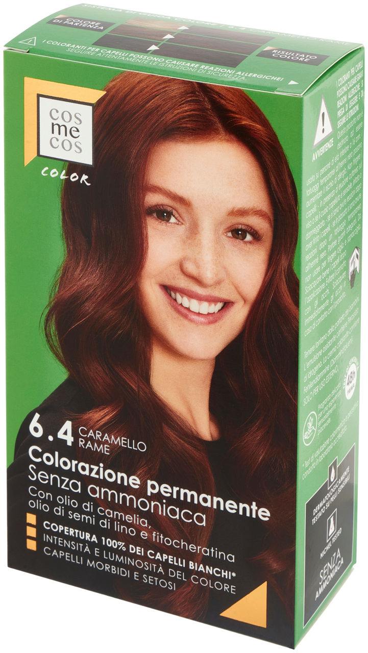 Colorazione per capelli permanente 6.4 caramello rame 1 pz - Immagine 61