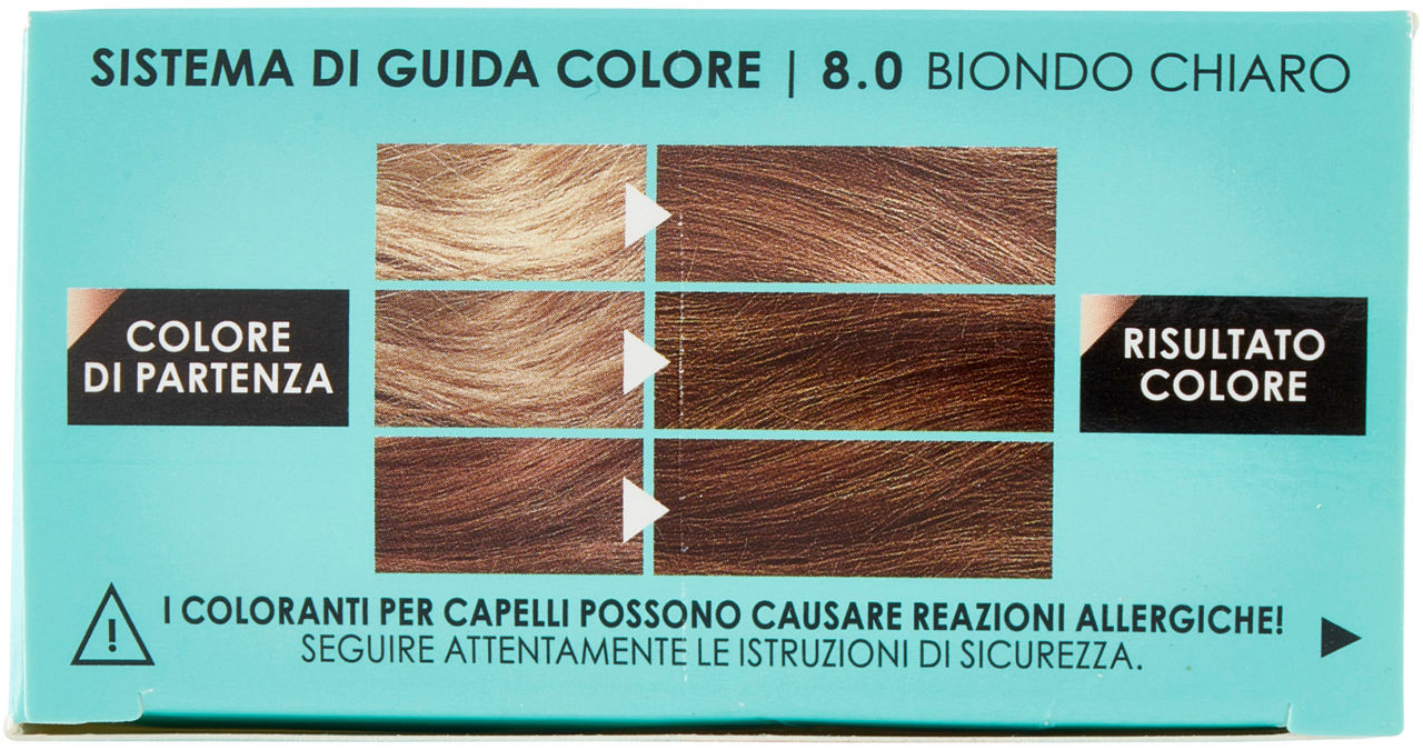 Colorazione per capelli permanente 8.0 biondo chiaro 1 pz - Immagine 41