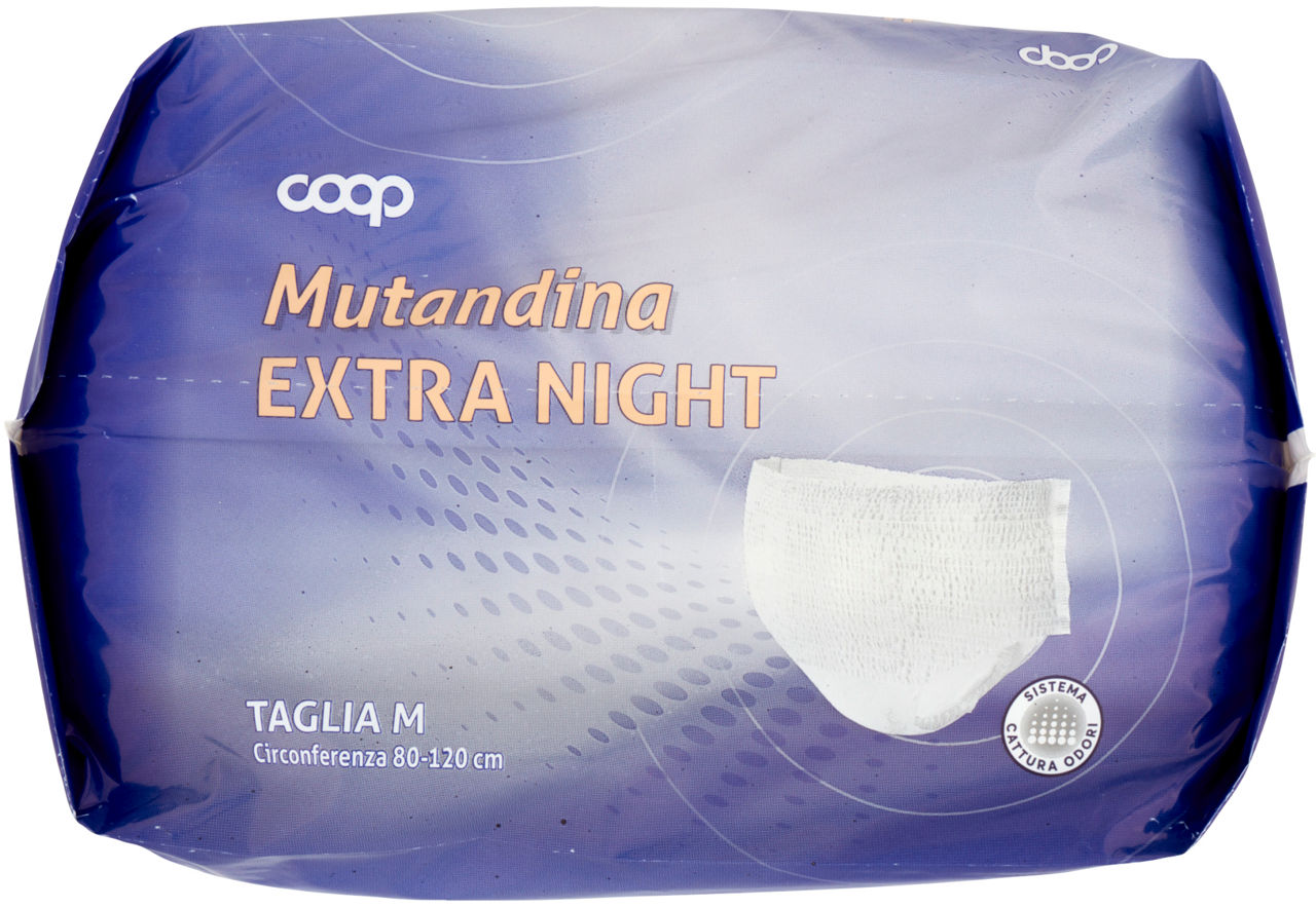 MUTANDINA PER INCONTINENZA EXTRA NIGHT COOP TG.M PZ.12 - Immagine 41