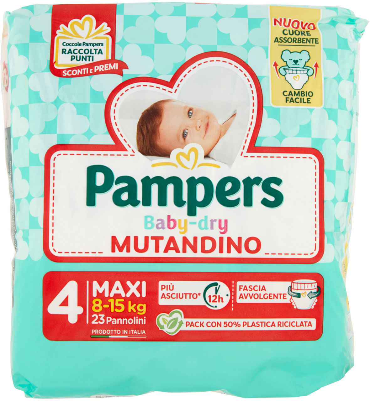 Mutandino pampers baby dry maxi pz.23
