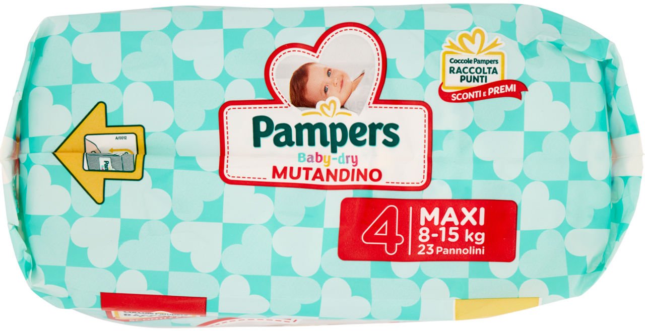 MUTANDINO PAMPERS BABY DRY MAXI PZ.23 - 4