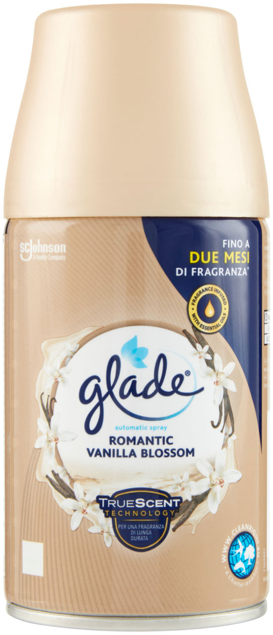 Deodorante ambiente glade automatic spray ricarica vanilla blossom ml 0,269