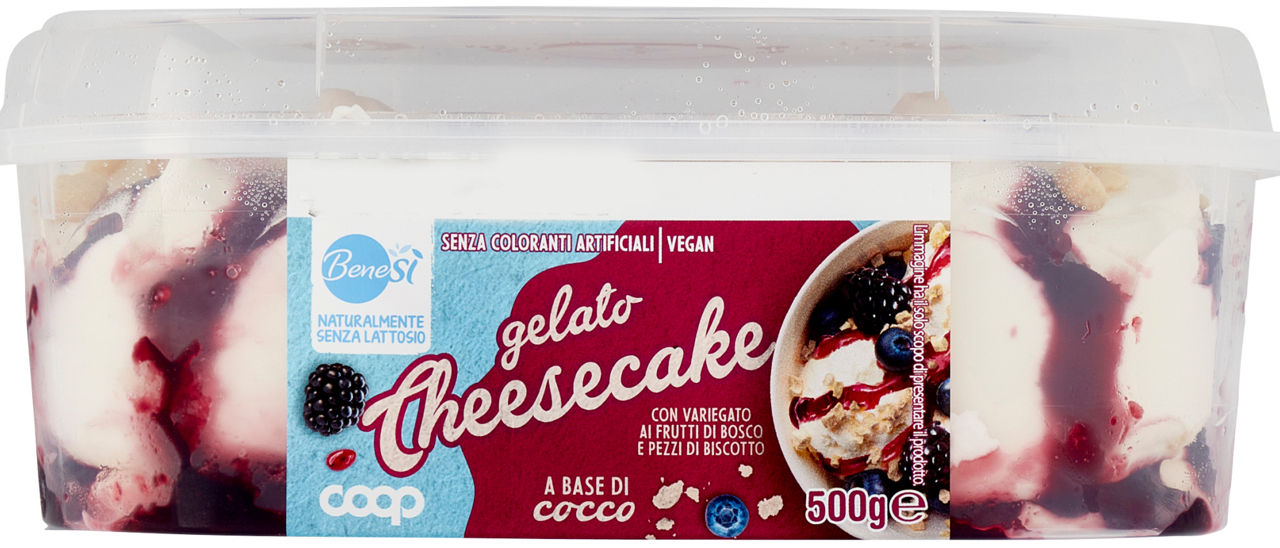 GELATO CHEESECAKE  A BASE DI COCCO BENESI' COOP VASCH. G 500 - Immagine 51