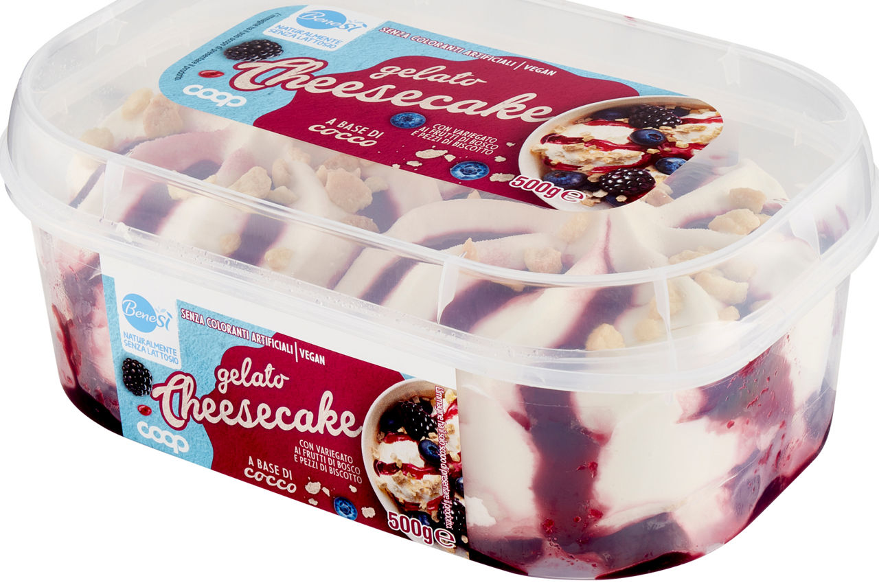 GELATO CHEESECAKE  A BASE DI COCCO BENESI' COOP VASCH. G 500 - Immagine 61