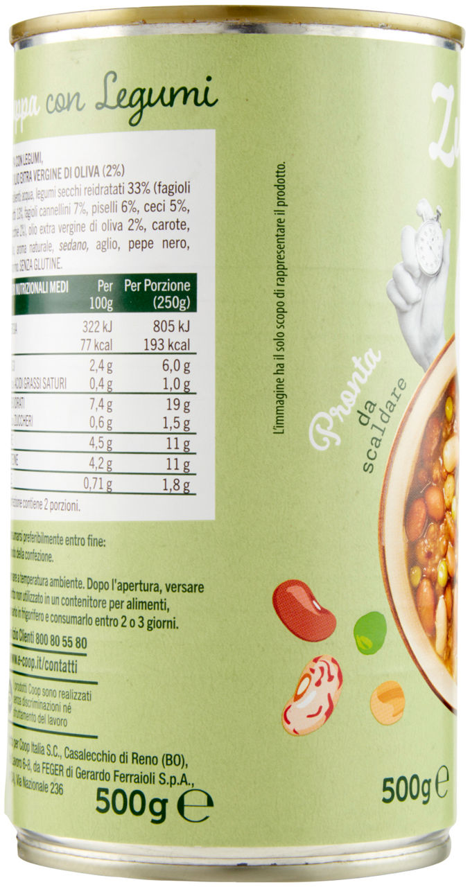 ZUPPA CON LEGUMI COOP LATTINA G500 - Immagine 11