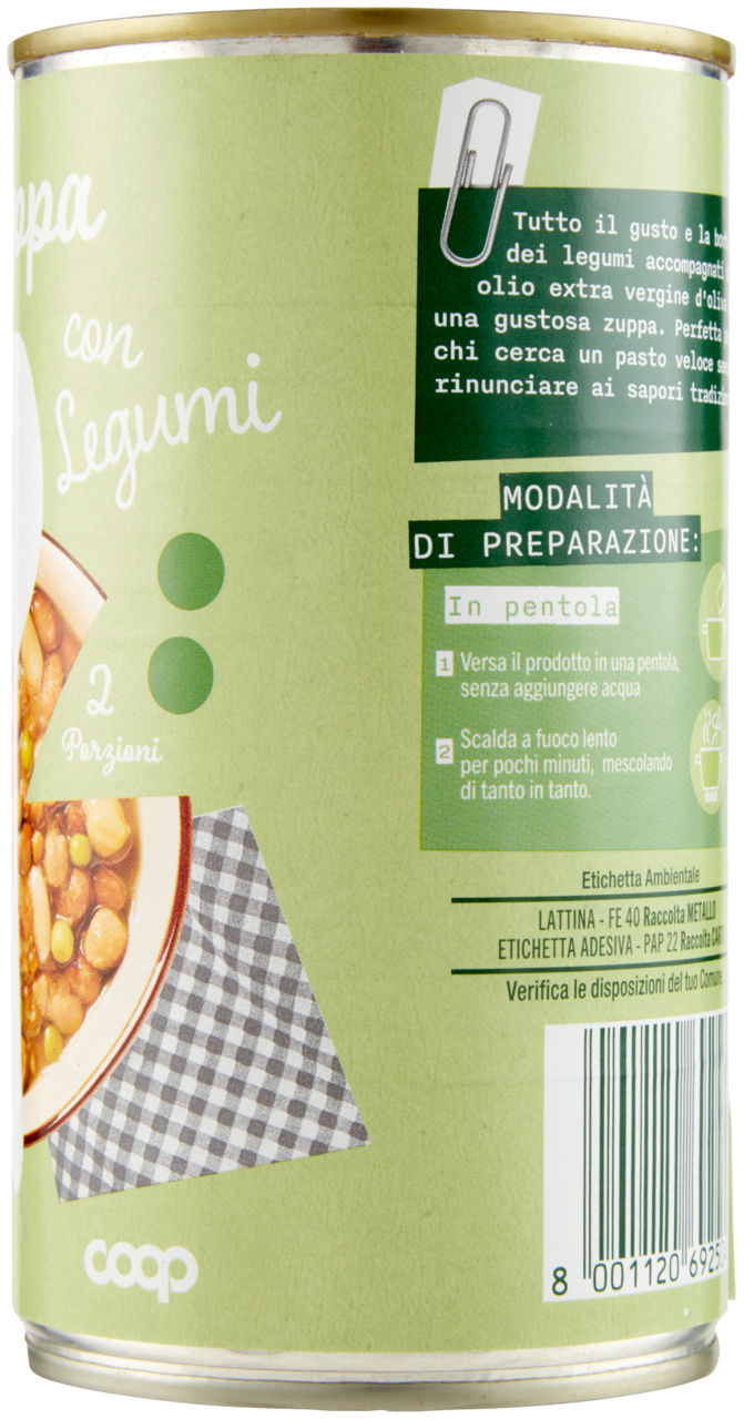 ZUPPA CON LEGUMI COOP LATTINA G500 - Immagine 31