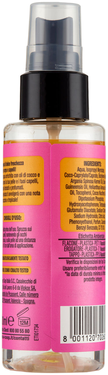 ACQUA CORPO E CAPELLI PROFUMATA RINFRESCANTE CHIRINGUITO COOP ML 100 - 2