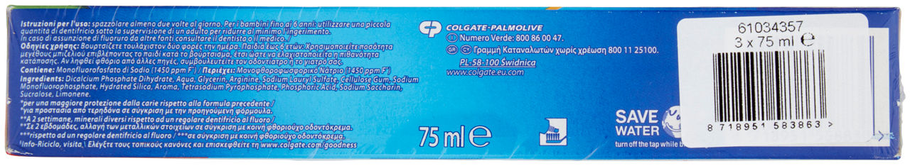 Dentifricio maximum caries protection 3 x 75 ml - Immagine 51