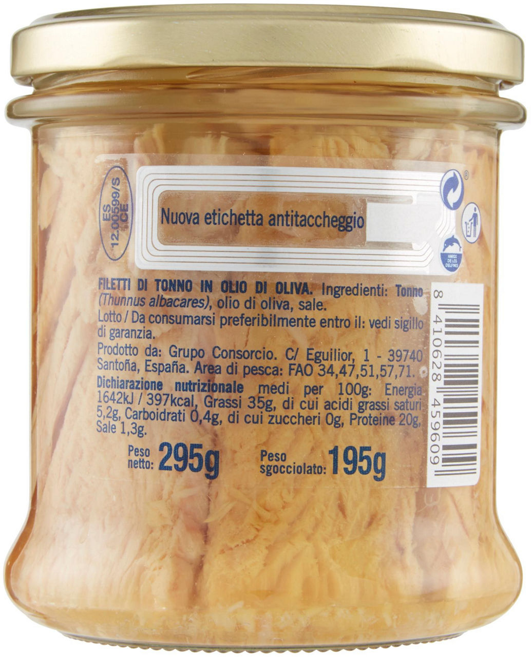 Filetti di tonno in olio di oliva 295 gr - Immagine 41