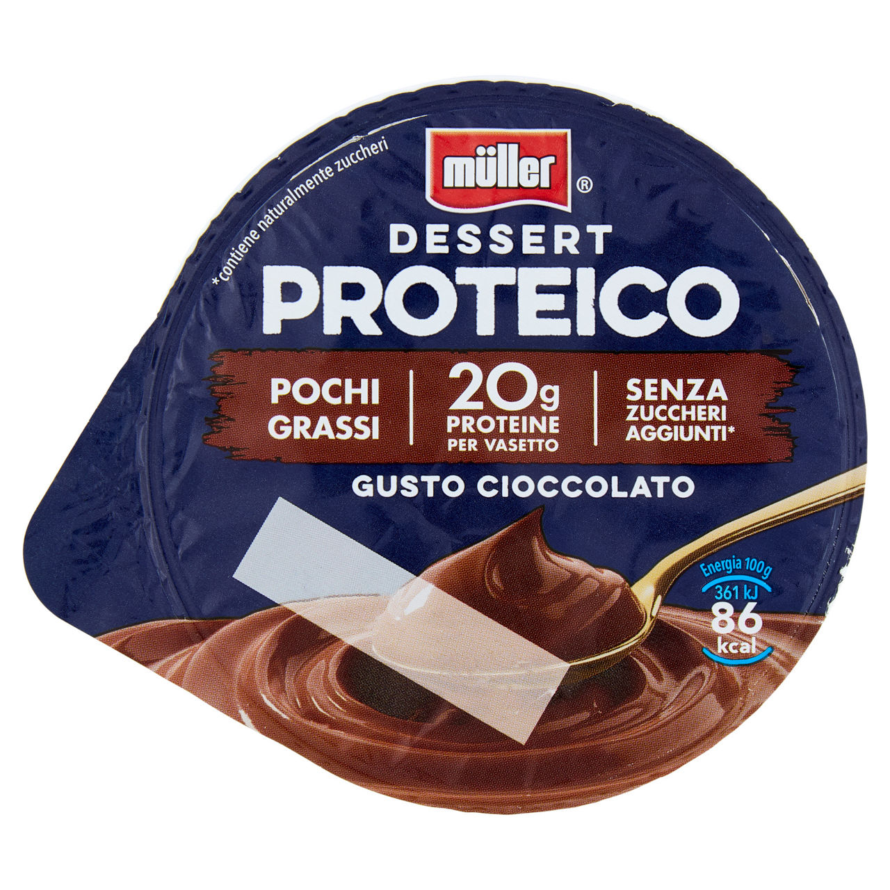 Dessert proteico al cioccolato 200 gr - Immagine 01