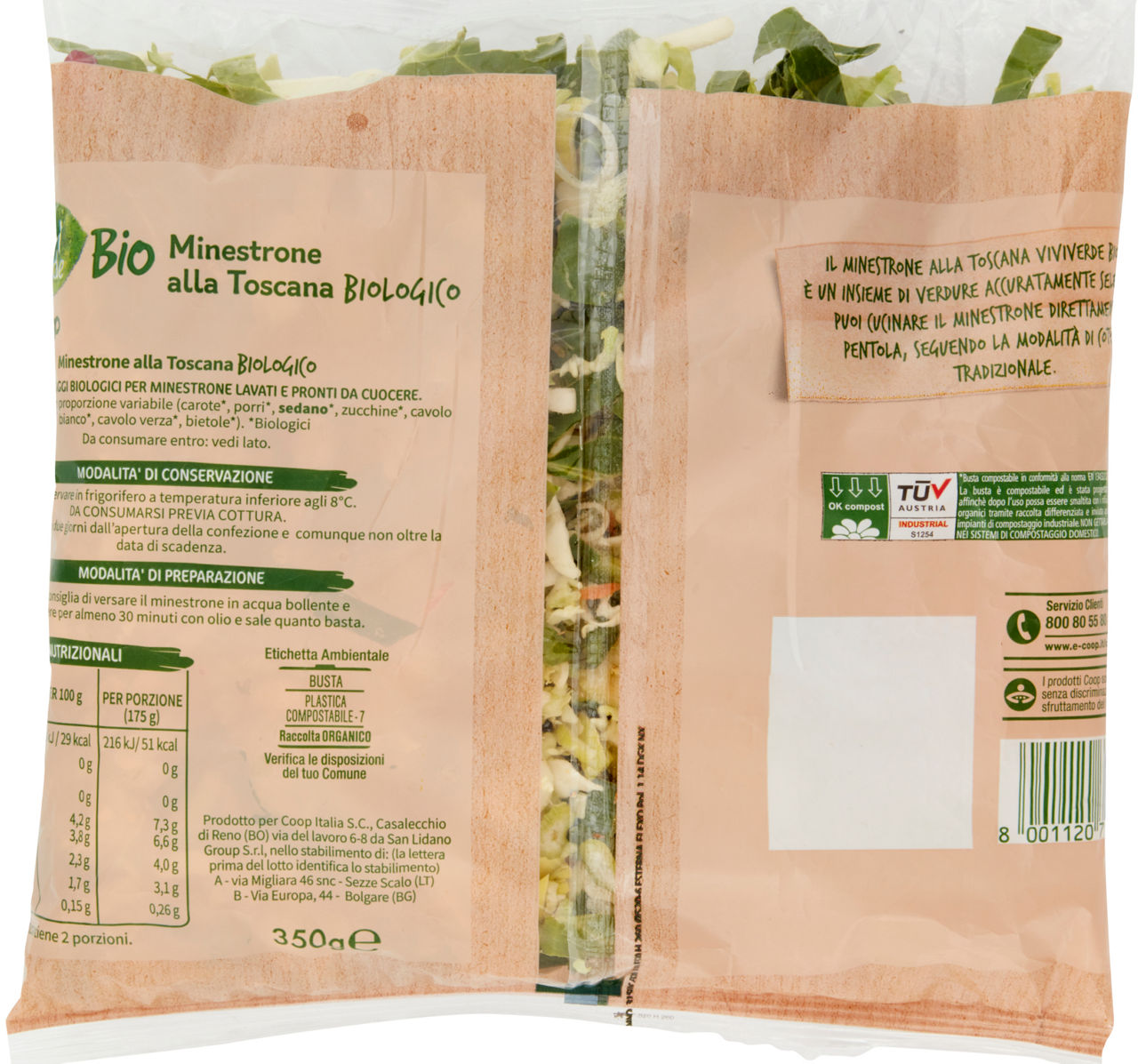 MINESTRONE ALLA TOSCANA VIVI VERDE BIO COOP IT BS G 350 - Immagine 21