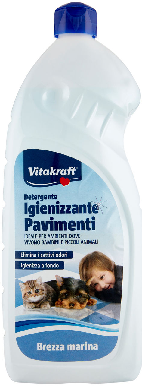 Igienizzante pavimenti  brezza marina vitakraft flacone lt. 1