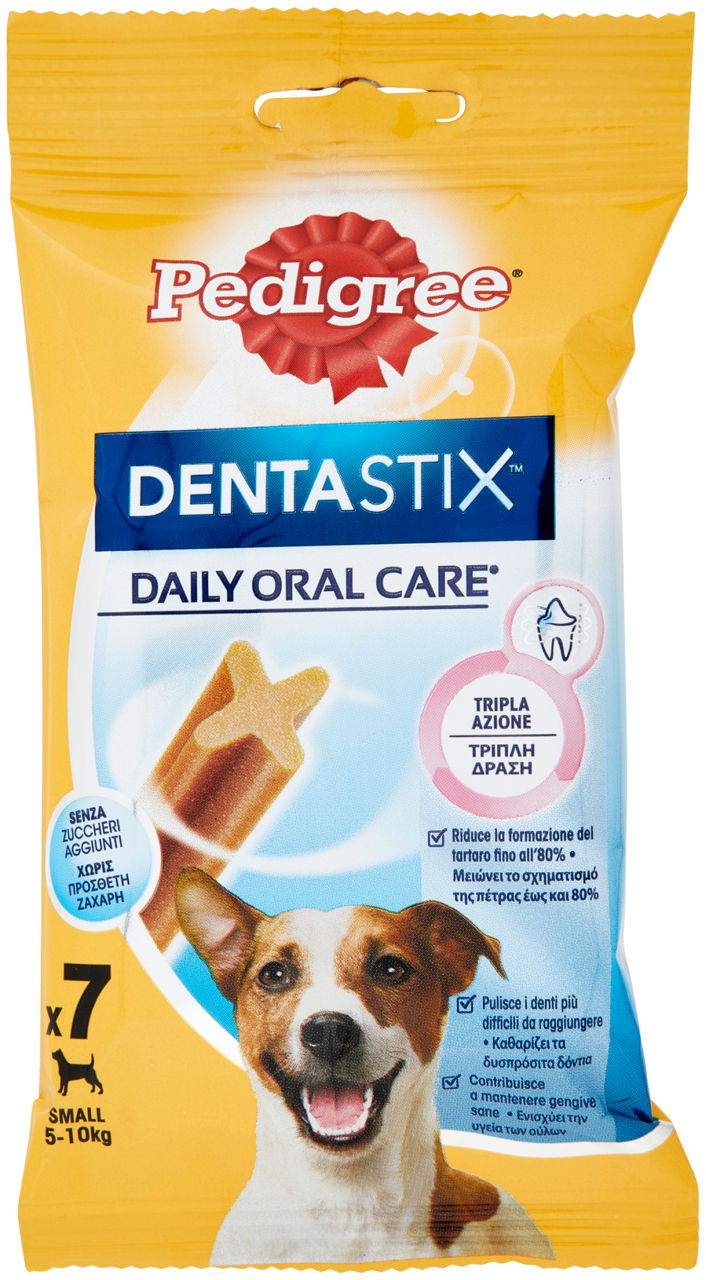 Snack cane pedigree dentastix small sacchetto pz 7 g 110