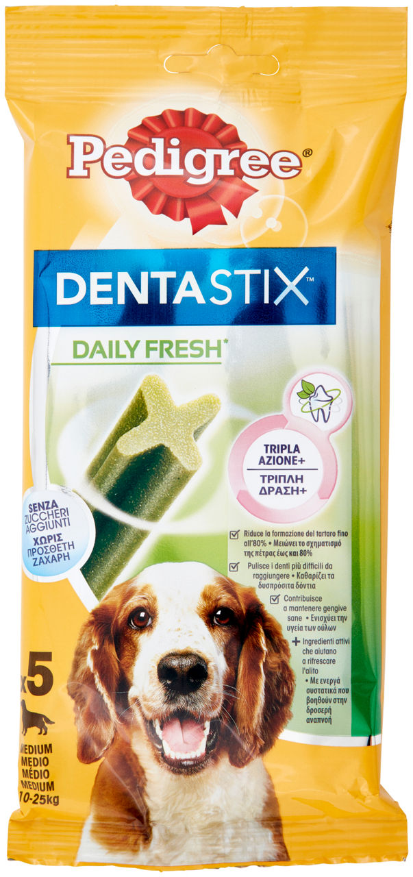 DENTASTIX FRESH MEDIUM SACCHETTO PZ 5 G 128 - Immagine 01