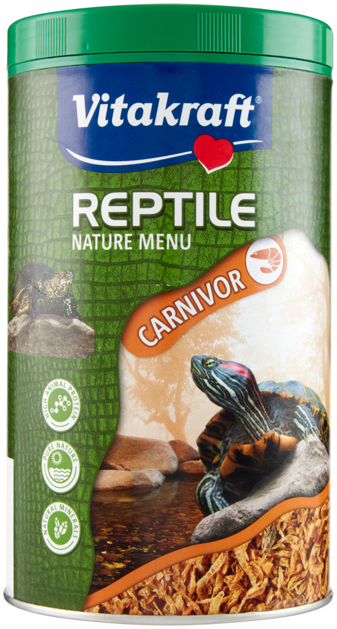 REPTILE NATURE MENU CARNIVOR VITAKRAFT G 200 - Immagine 01