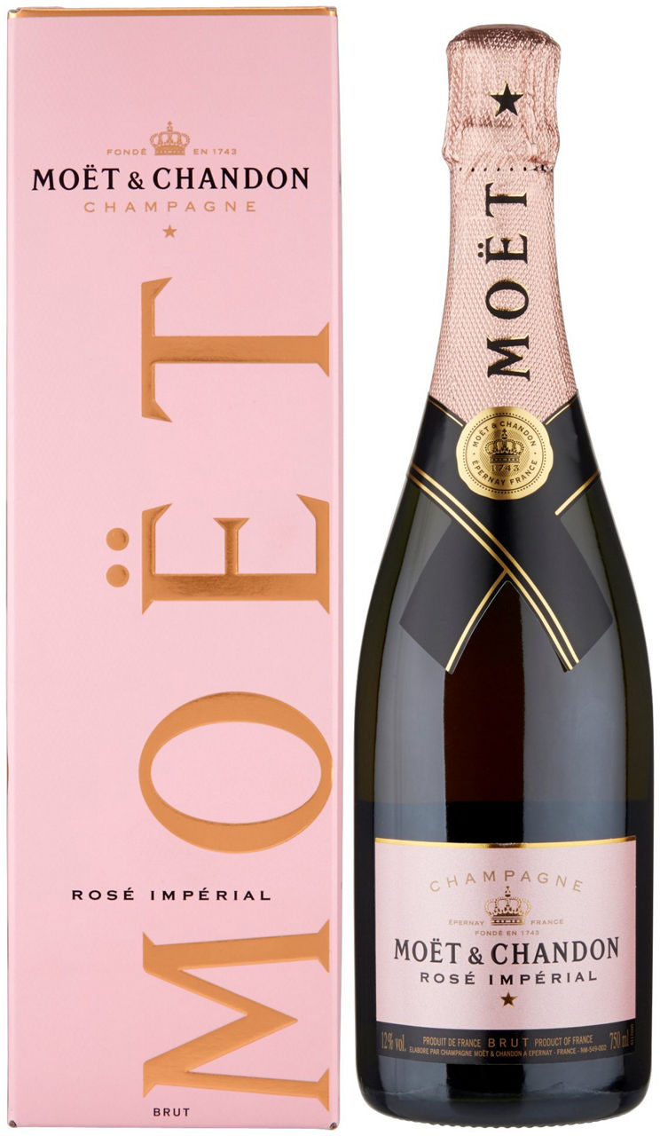 CHAMPAGNE MOET & CHANDON BRUT ROSE' IMPERIAL ASTUCCIO ML 750 - 0