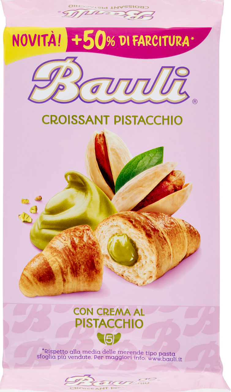 Croissant limited edition pistacchio 5 pz bauli g250