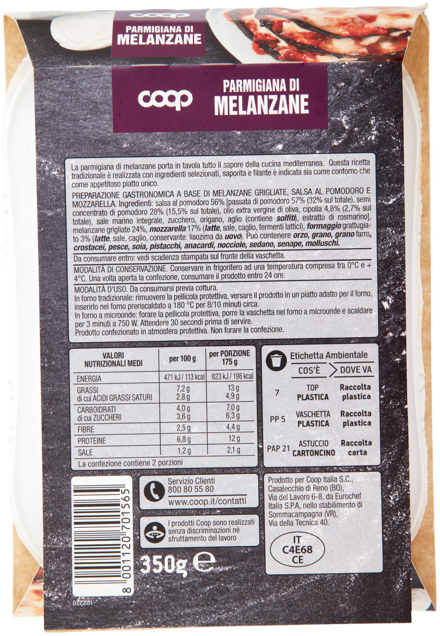 Parmigiana di melanzane 350 gr - Immagine 21