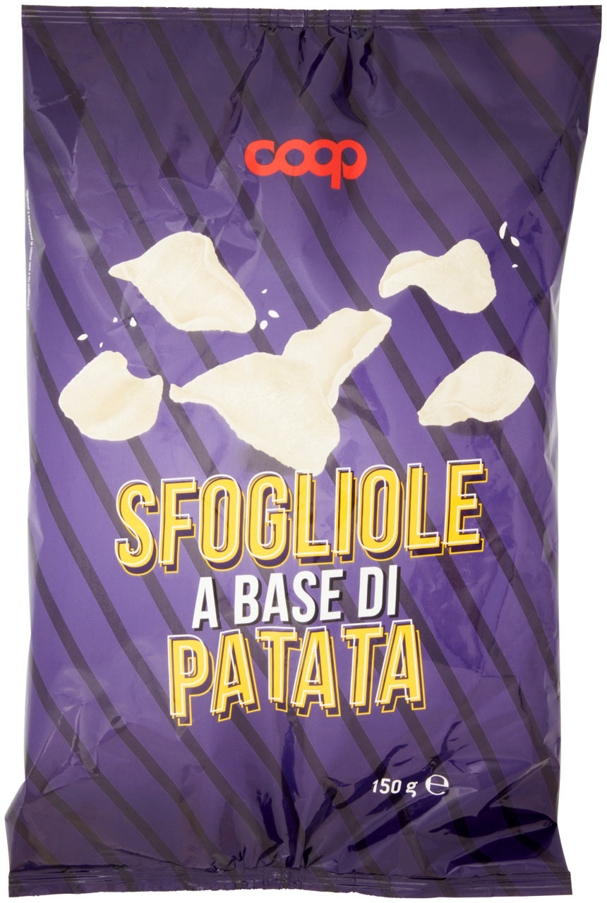 Sfogliole coop snack a base di patata g 150