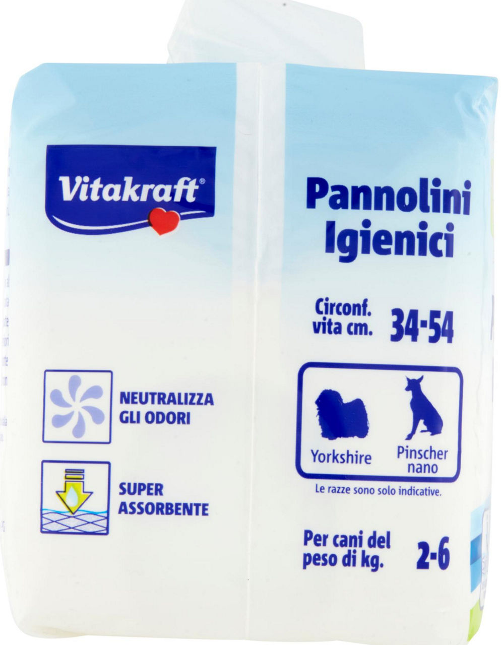 PANNOLINI IGIENICI MISURA S VITAKRAFT BUSTA  PZ.12 - Immagine 11